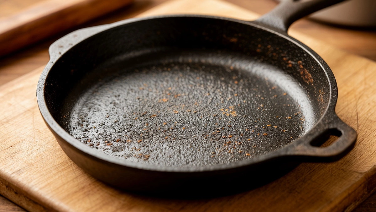 Главная картинка новости: За минуту весь 12-летний нагар снимется со сковороды без труда: это копеечное средство творит чудеса