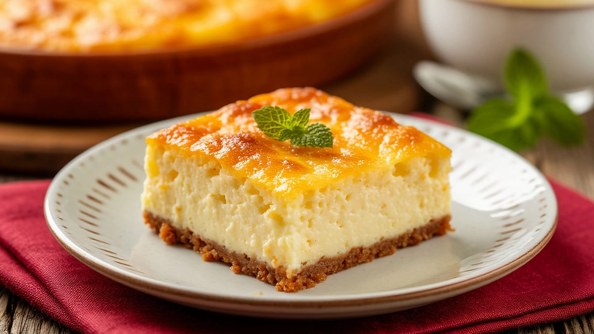 Главная картинка новости: Воздушная запеканка без муки и манки - готовится за 7 минут, получается нежное, как весеннее облачко