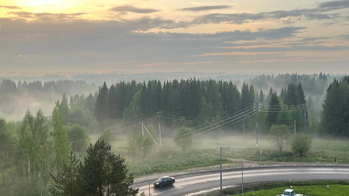 Главная картинка новости: Контрасты погоды и неожиданный снег: погода в Коми 22 июня