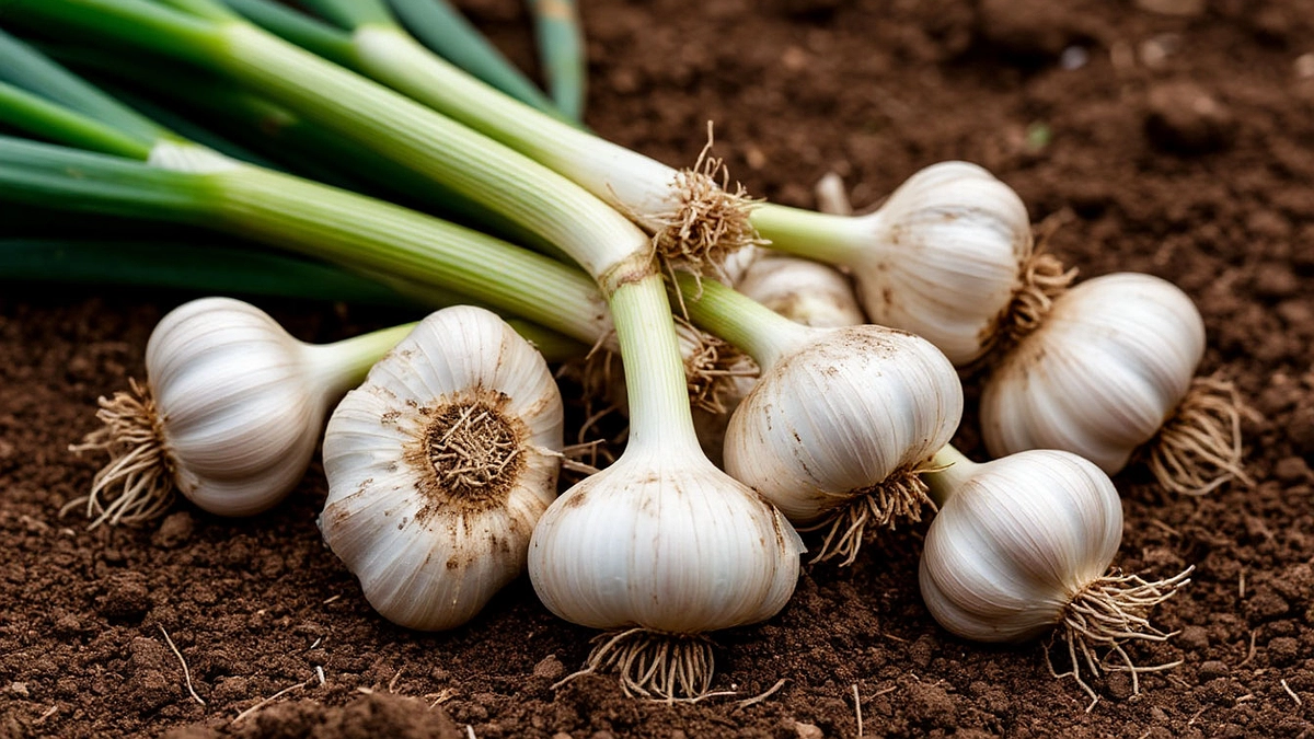 Главная картинка новости: До 2 июня чесноку — непременно: 40 мл в воду — и головки вырастут размером с арбуз, крупными, ядреными и сочными