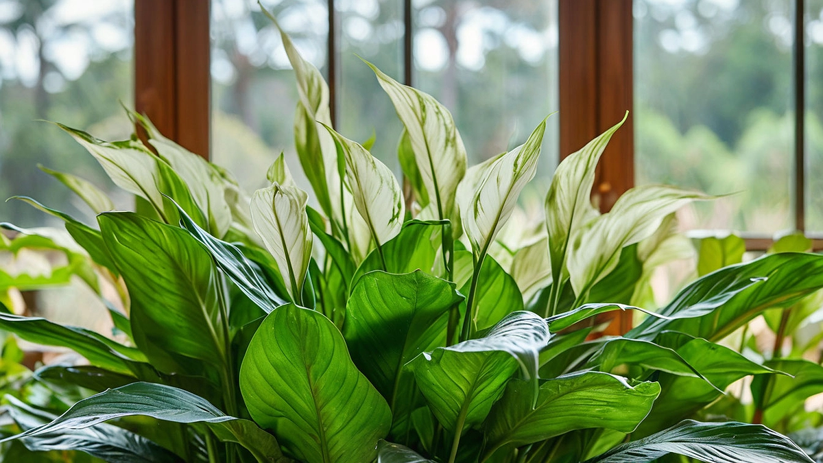 1 ложка на 1 литр — и спатифиллум как подменили: листья выросли размером с ладонь, цветоносы лезут без остановки