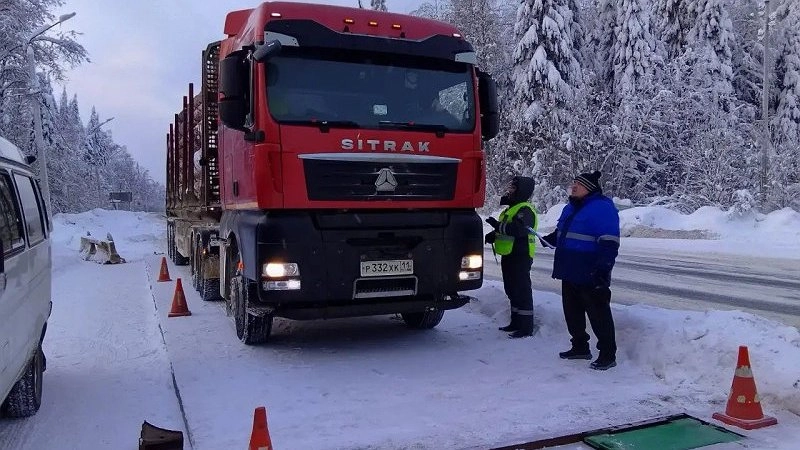 В Коми усилили контроль за перегруженными большегрузами