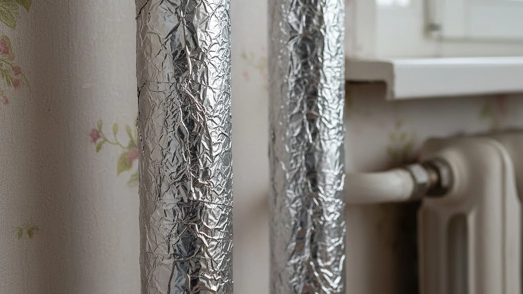 Главная картинка новости: Отапливаю дом с помощью фольги: простой способ с батареями – температура поднимается на 3 градуса и выше, а счета меньше