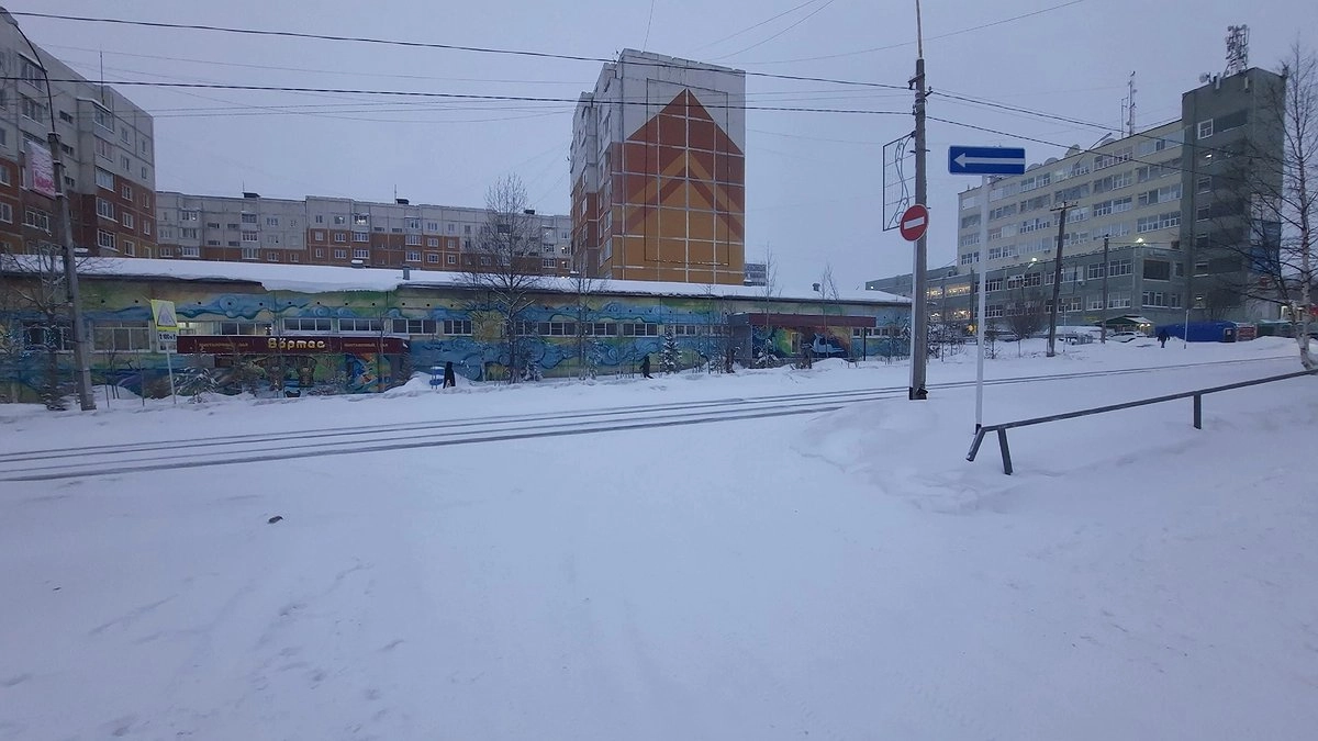 Главная картинка новости: Усинск встречает 25 февраля пасмурной погодой и легким снегом