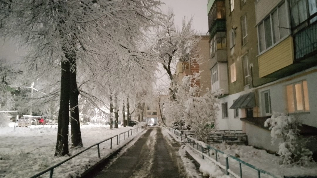 Главная картинка новости: Скандинавский циклон: дыхание тепла в зимней Коми
