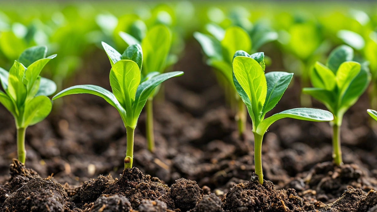 Главная картинка новости: Не рассада, а сильные дубки: 1 ложка на 1 литр — и перцы с томатами крепнут на глазах: стали толщиной с мизинец