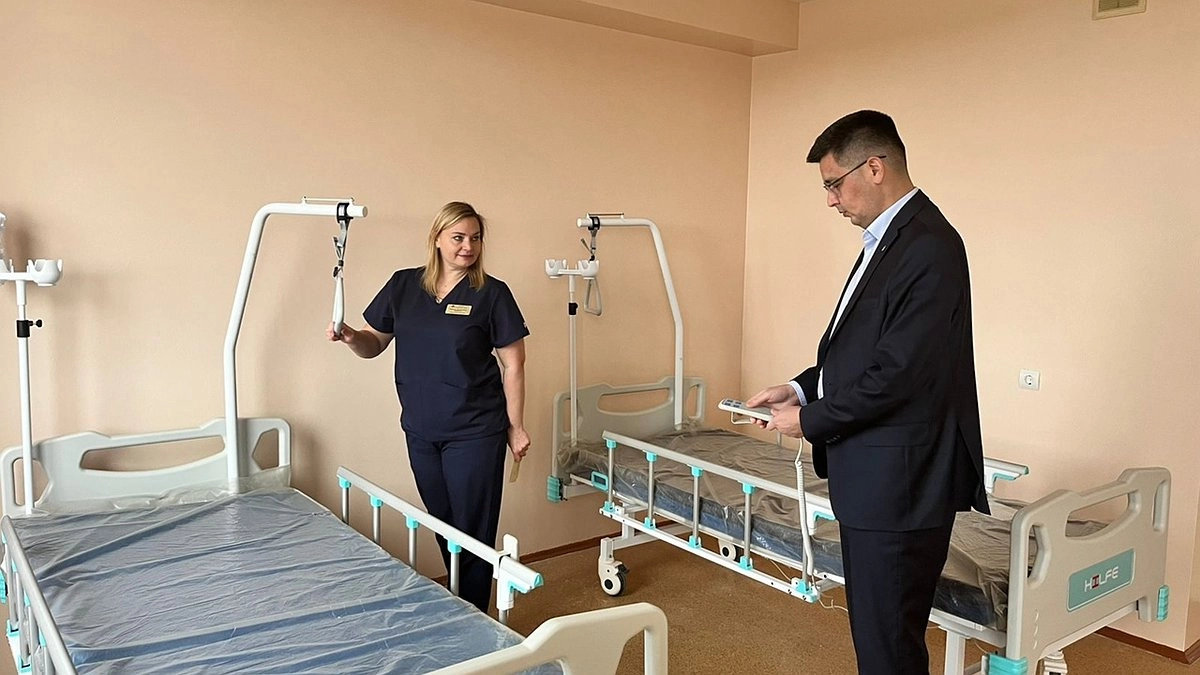 Главная картинка новости: В Усинской ЦРБ завершается обустройство нового хирургического центра