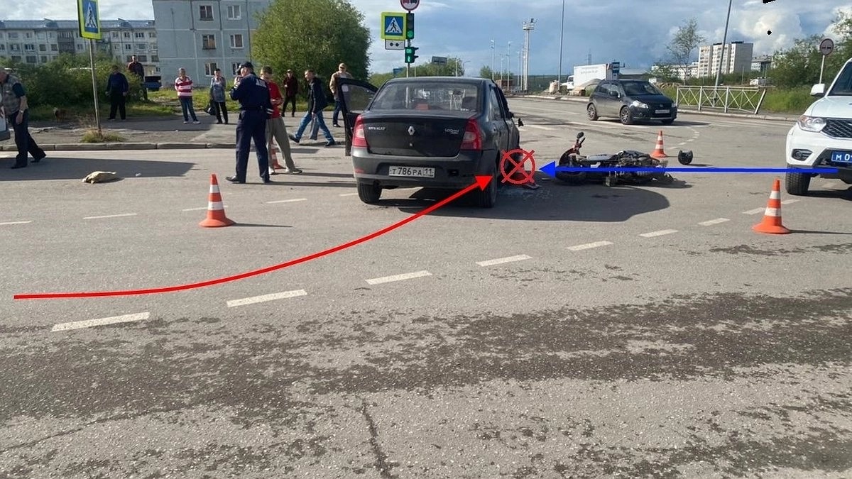 Главная картинка новости: За сутки на дорогах Коми пострадали трое мотоциклистов 