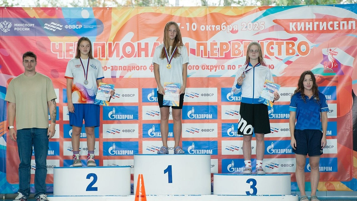 Главная картинка новости: Пловцы из Коми завоевали 43 медали на чемпионате и первенстве СЗФО