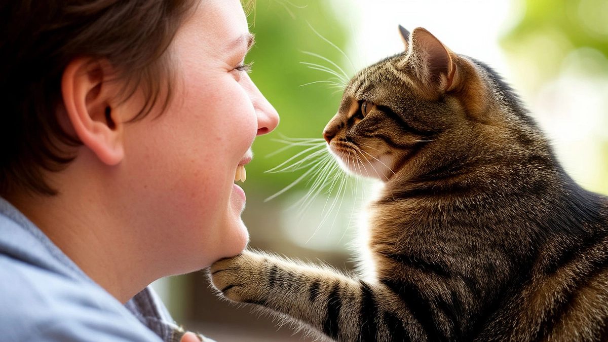 Главная картинка новости: Почему кошка лезет в лицо — семь признаков, что вы для неё больше, чем человек