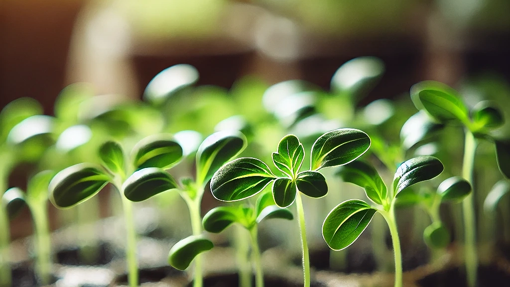 Главная картинка новости: 2 капли под корешок – и вытянутая рассада обретет силу: перцы и томаты растут как чемпионы