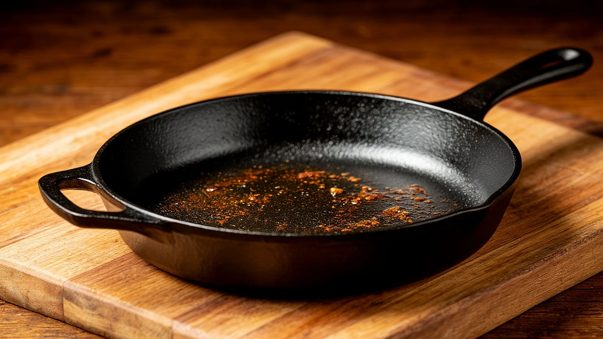 Главная картинка новости: 2 пакетика заливаю кипятком, и сковородка как новая: от жира и нагара не остается и следа