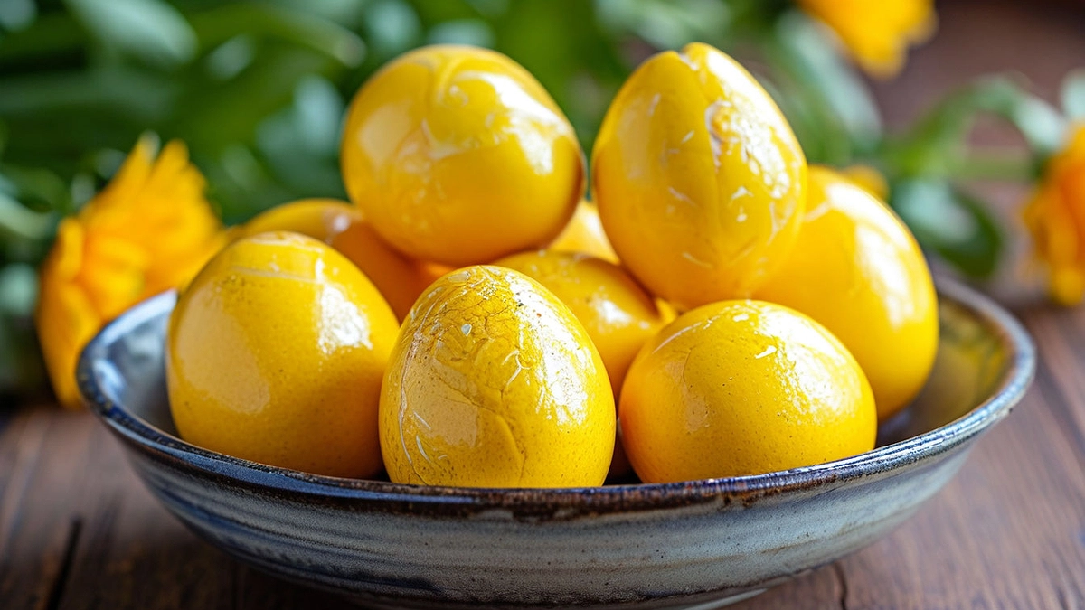 Главная картинка новости: Не куркума и не шелуха: секрет праздничных пасхальных яиц — эта приправа сделает их ярче свежих лимонов