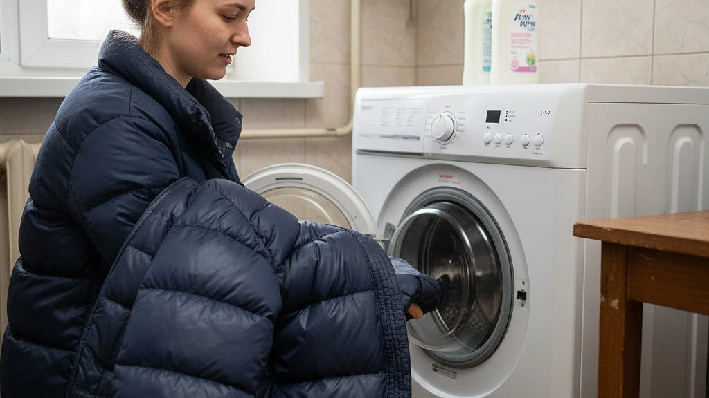 Главная картинка новости: Достаю пуховик из машинки как только купленный: как я стираю куртки дома без страха и сильно экономлю на химчистке