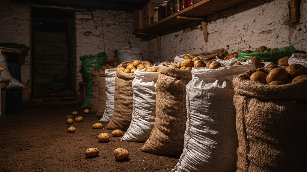 Главная картинка новости: Не прорастёт даже в самом сыром погребе: кладу 1 веточку в ящики с картошкой — ни одного ростка до самой весны