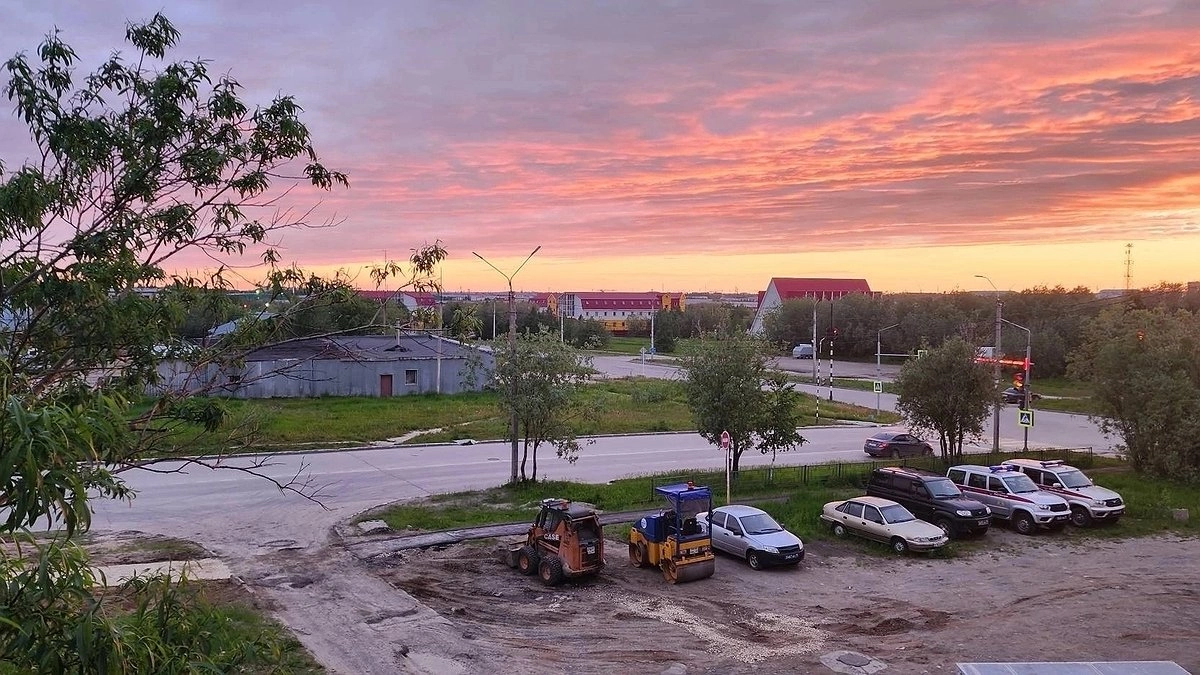 Главная картинка новости: Усинск "порадовал" переменчивой погодой: от легкого морозца до почти весенней оттепели