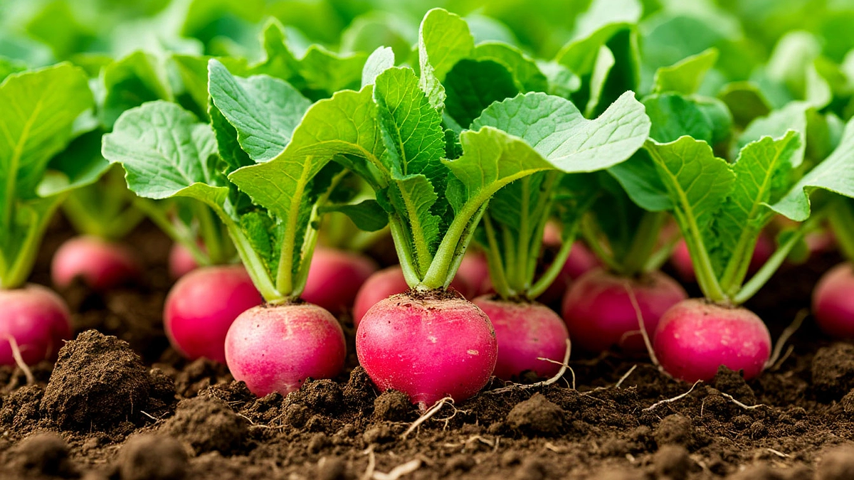 Главная картинка новости: 5 ложек на ведро — редис попрет словно на дрожжах: вырастет большим и сочным — мощная подкормка в мае