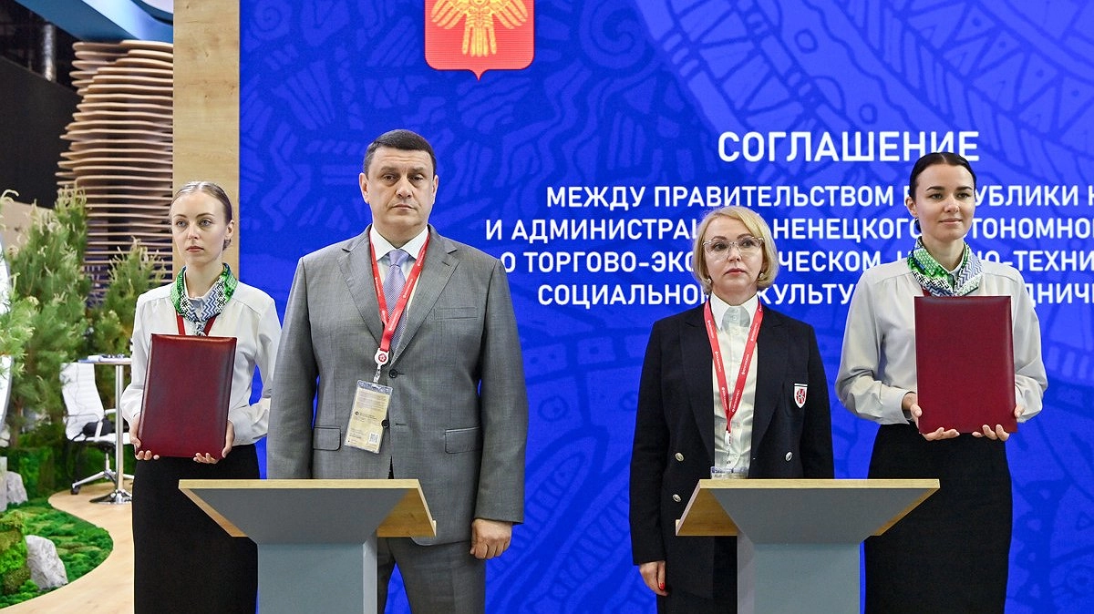 Главная картинка новости: Коми и НАО договорились развивать дорогу через Усинск