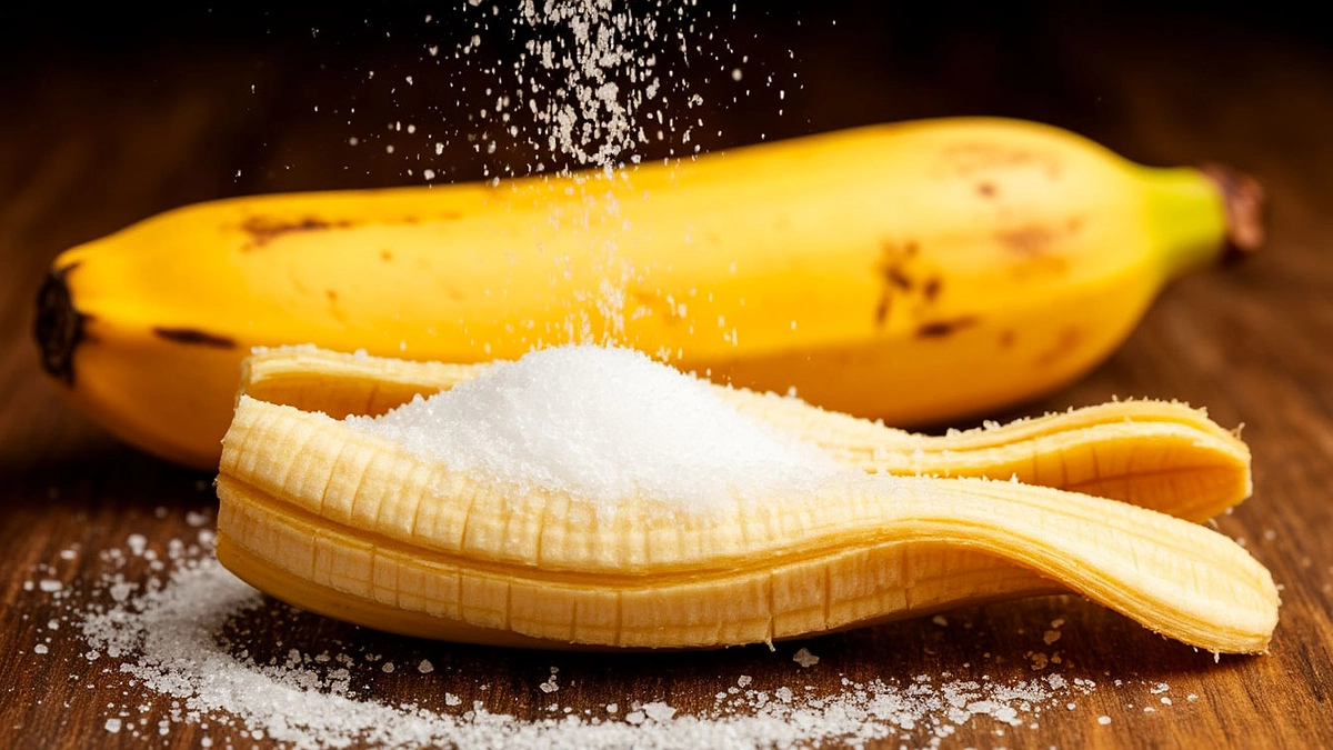 Главная картинка новости: Банановую кожуру посыпаю солью — весь июнь не нарадуюсь своей смекалочке: лучший лайфхак для лентяев