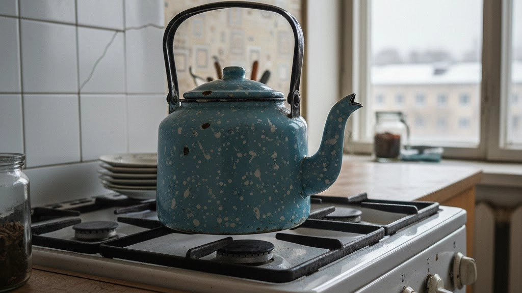 Главная картинка новости: 1 ложка на 1 литр — и чайник чище чем только купленный: от налета и накипи не осталось и следа — полезный совет