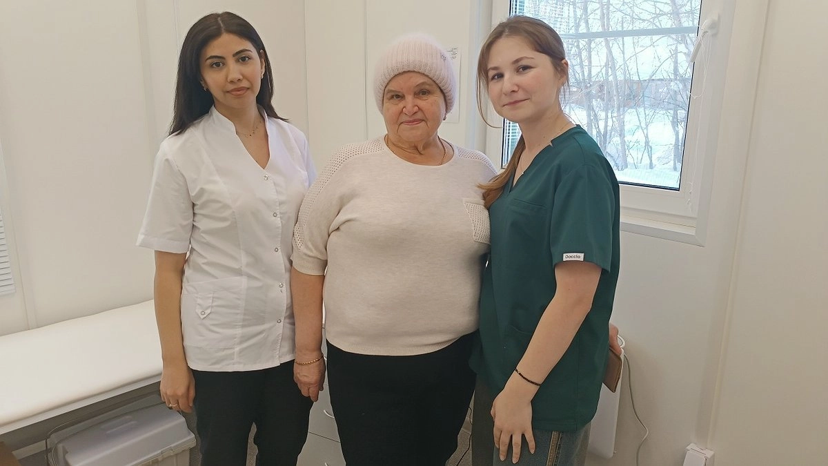 Главная картинка новости: В одном из поселков Усинского округа впервые организовали выездную диспансеризацию