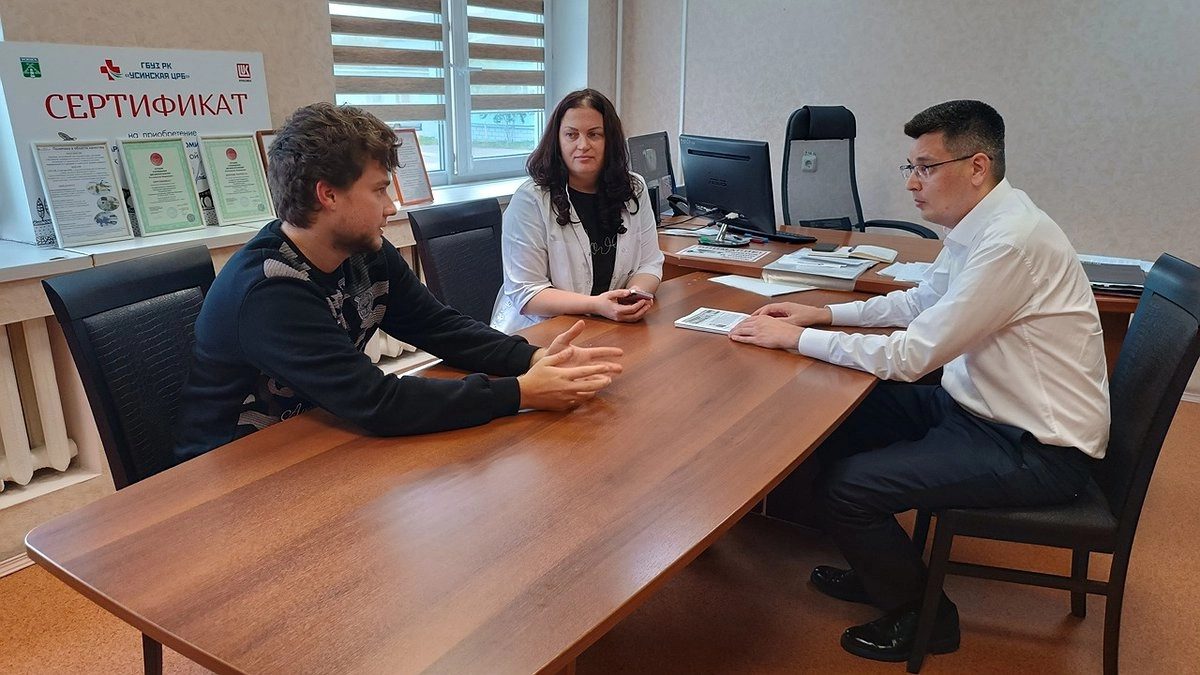 В Усинской ЦРБ приняли нового участкового терапевта