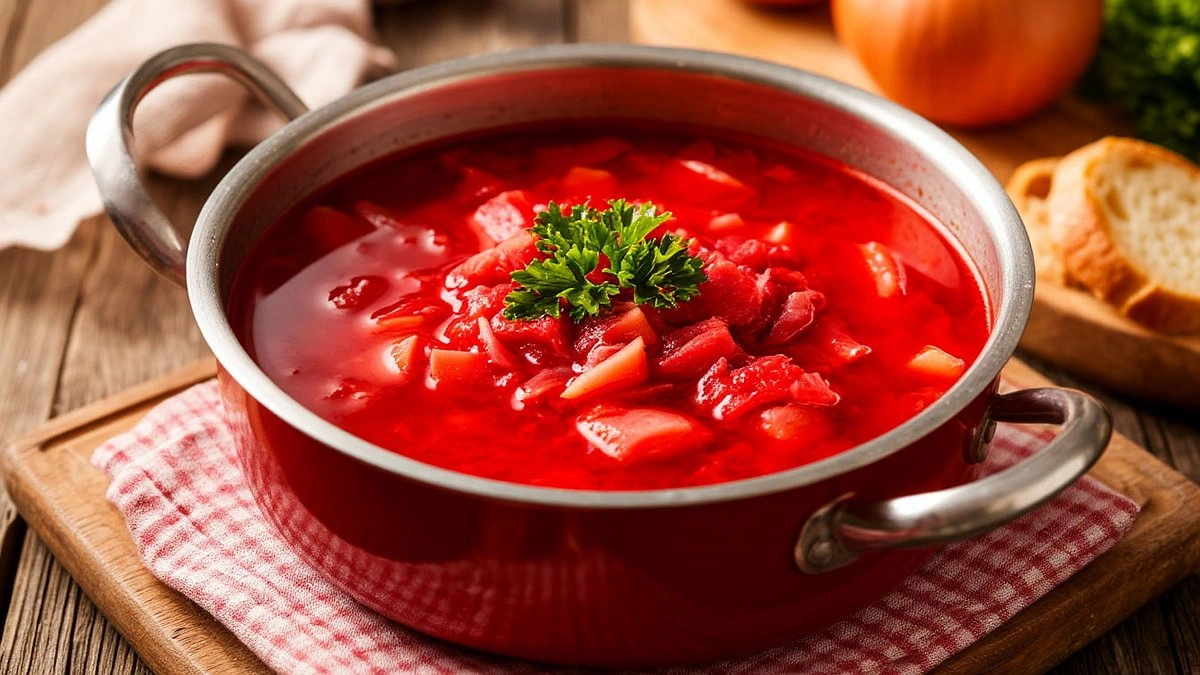 Не свекла и не томат: вот что стоит добавить в борщ, чтобы он получился ярко-красным — секрет поваров в ресторанах