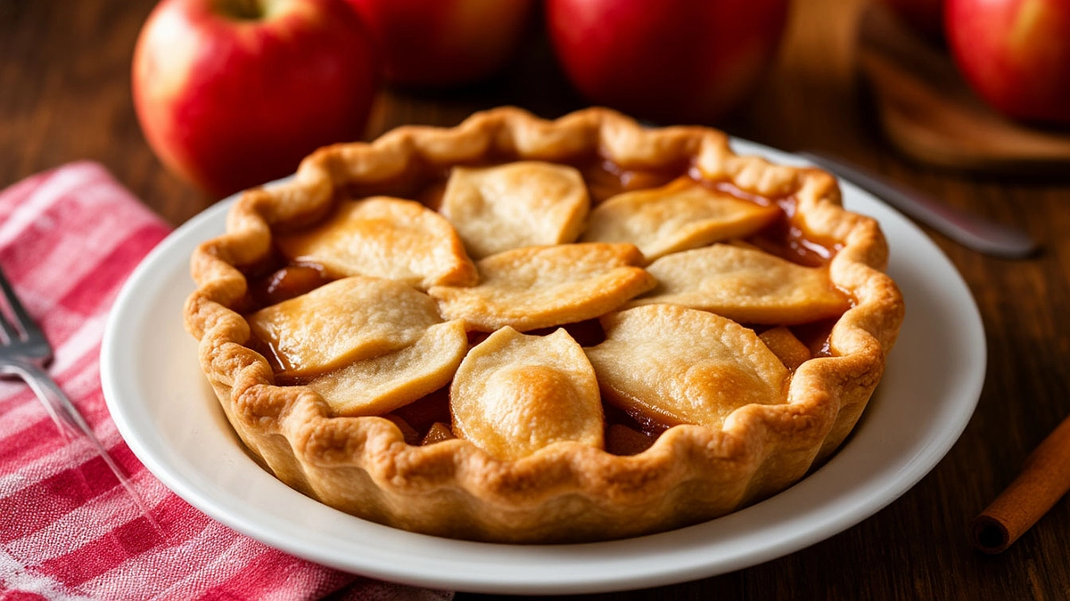 Главная картинка новости: Яблочный пирог "Три стакана": нежный десерт без хлопот с тестом