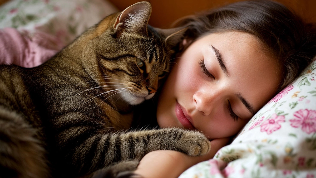 Главная картинка новости: Почему кошки будят своих хозяев? Узнайте зачем они это делают