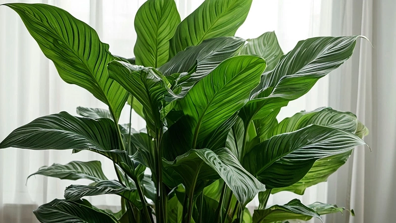 Главная картинка новости: 1 ложка на 1 литр — и спатифиллум как подменили: листья выросли размером с блюдце, цветоносы лезут без передышки