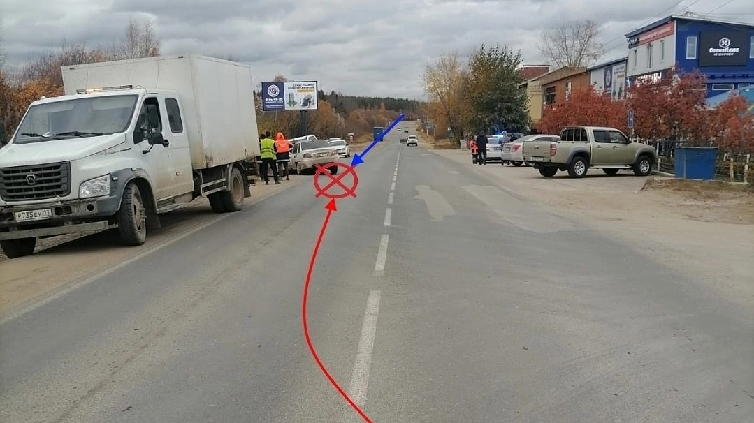 В Коми невнимательность водителя Daewoo привела к ДТП с двумя пострадавшими