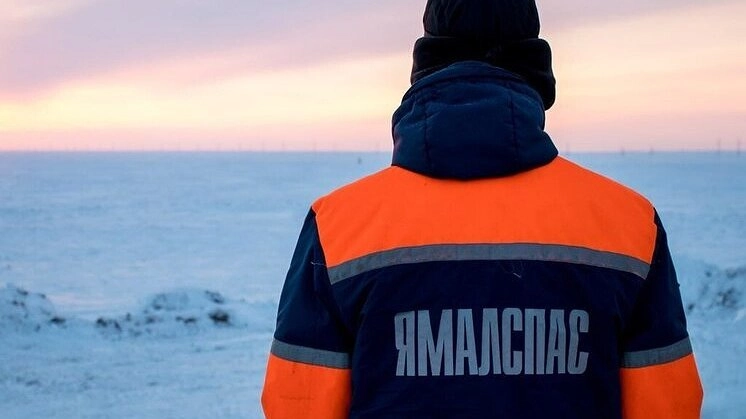 Главная картинка новости: Снегоход жителей Коми сорвался в ущелье на Полярном Урале, один человек погиб