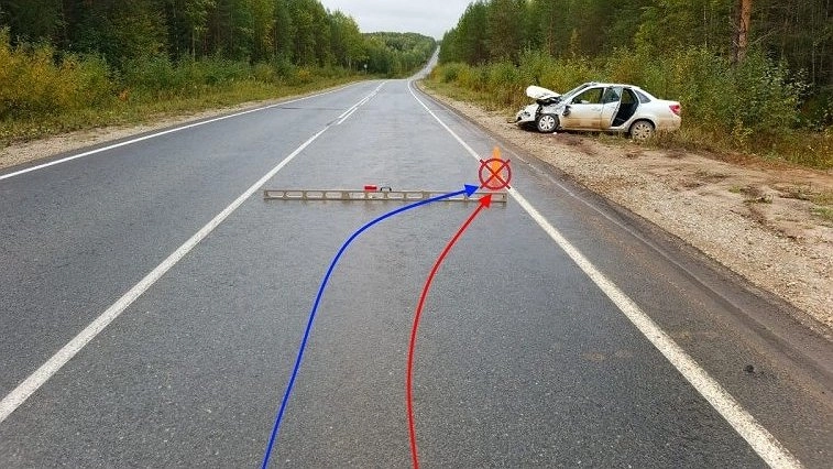 В Коми столкнулись два легковых автомобиля