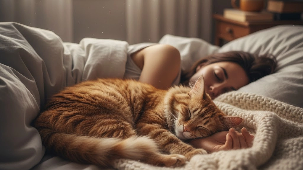 Главная картинка новости: Как кошки понимают, с кем из хозяев спать сегодня и что влияет на их выбор