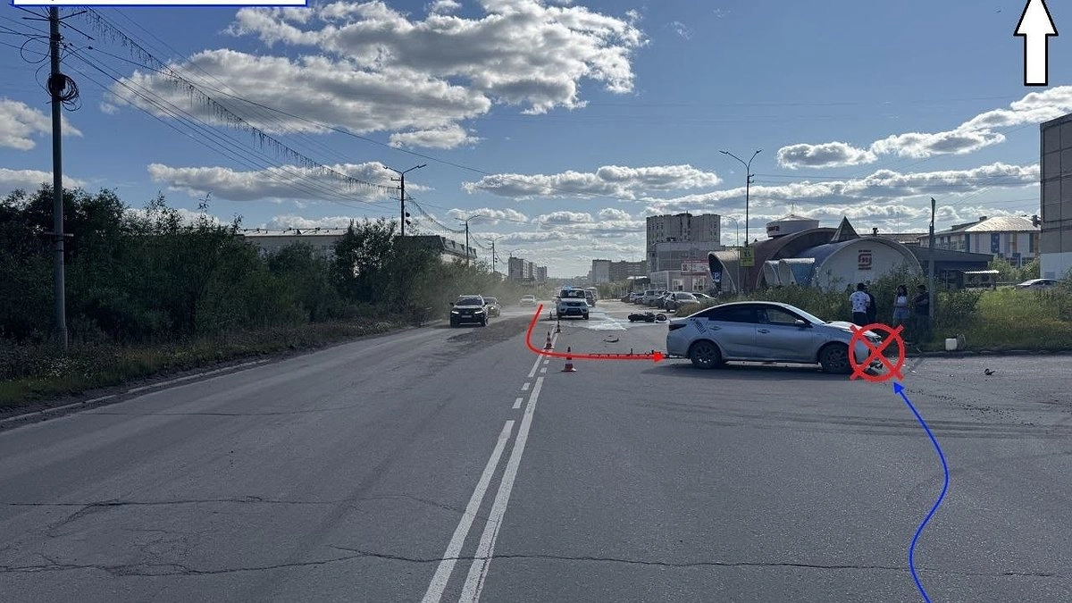 Главная картинка новости: В Коми за сутки зафиксировано две аварии с мотоциклами