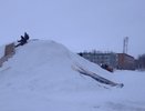 В Коми начали разбирать новогоднюю горку