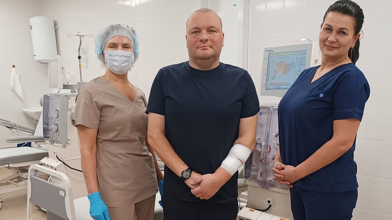 Главная картинка новости: Благодаря отделению гемодиализа в Усинске улучшилось качество жизни пациентов