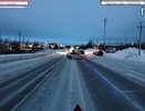 В Усинске столкнулись две иномарки: пострадала женщина-водитель