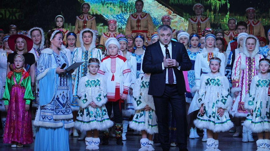 Главная картинка новости: В Усинске отметили юбилей родного района