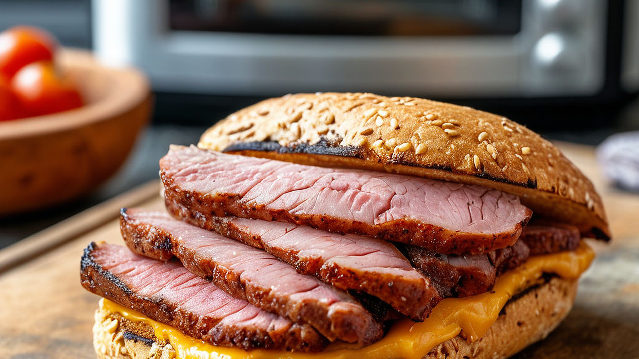 Главная картинка новости: Готовим буженину – вместо колбасы на бутерброды: не в духовке, а только в микроволновке