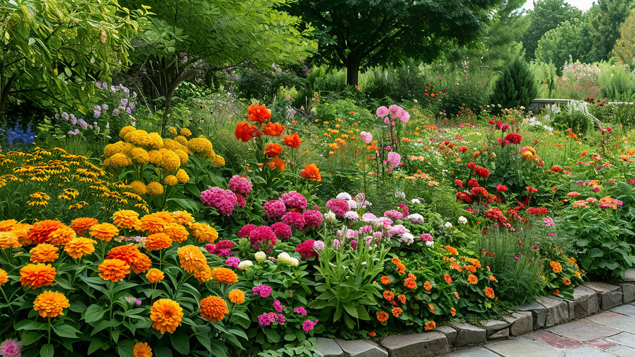 Главная картинка новости: Растут сами по себе – многолетний цветник для ленивых дачников: идеальное решение для сада