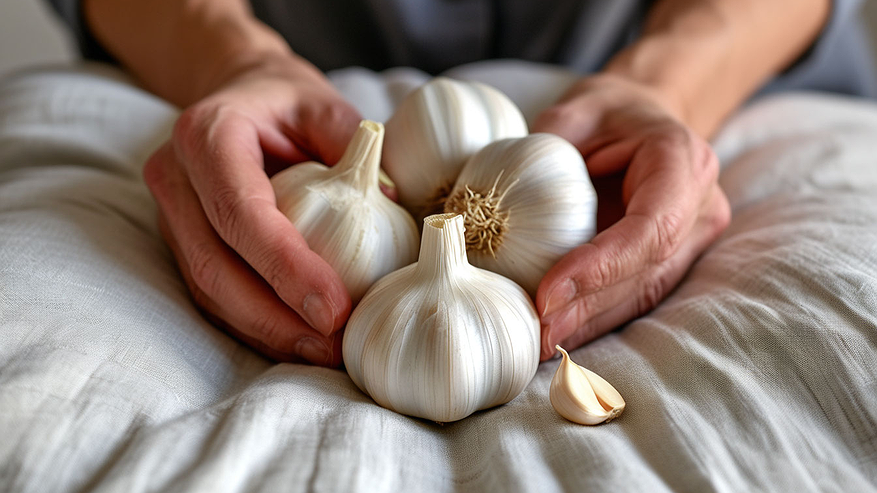 Главная картинка новости: Так делали еще наши предки: положите чеснок под подушку и утром увидите эффект