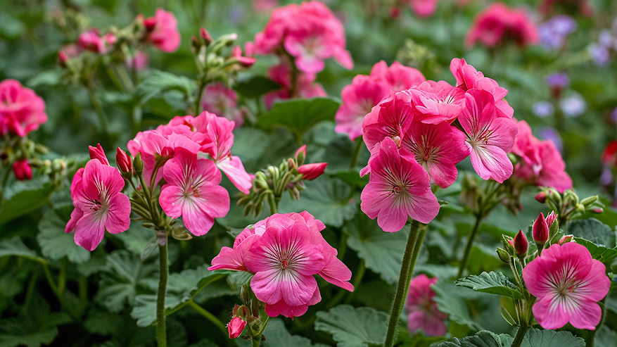 Главная картинка новости: Всего одну крошку в горшок — и бутоны герани лезут на молодых черенках, а листва не пожелтеет