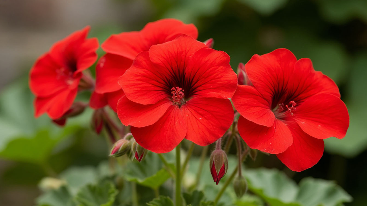 Главная картинка новости: Для цветения герани — обязательно: 1 щепотка в воду — и бутоны лезут как ужаленные