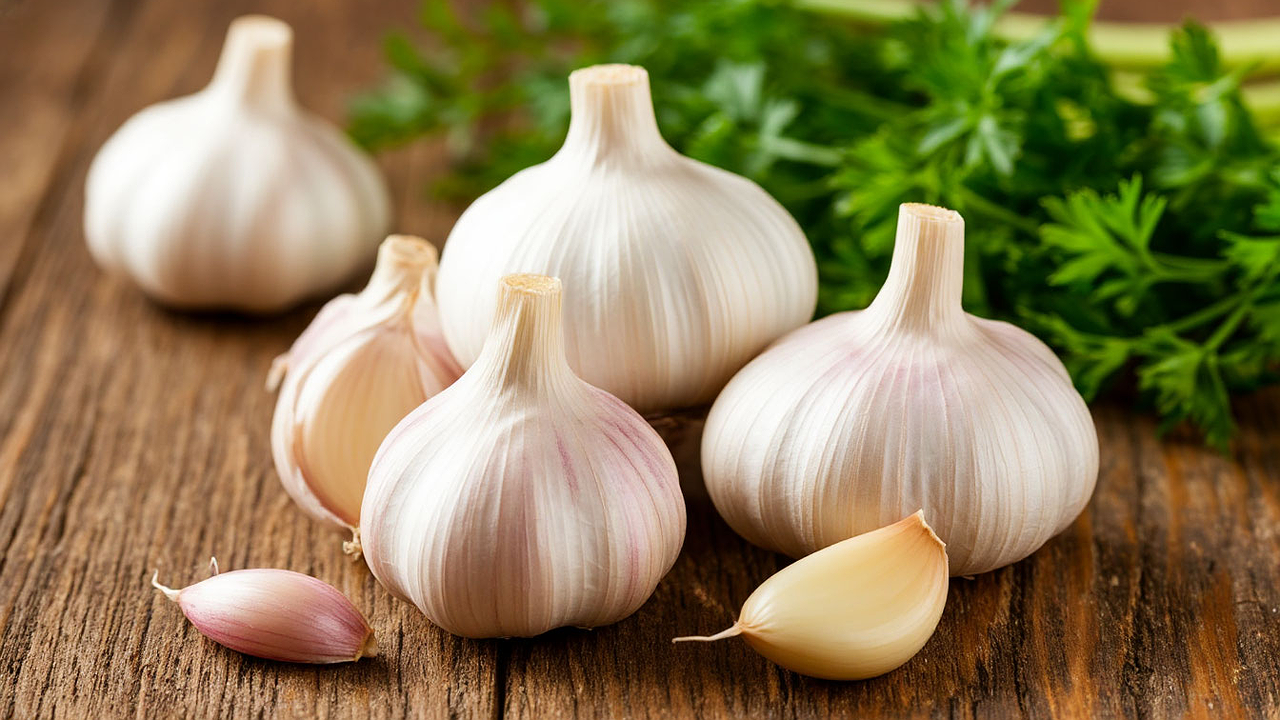 Главная картинка новости: 1 ложка на 10 литров воды — и чеснок размером с арбуз: листья больше не пожелтеют