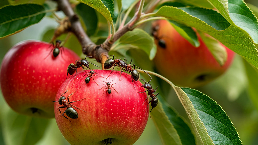 Главная картинка новости: Лучше бархатцев: сажаем под яблоней 3 небольших куста — муравьи с тлей все лето обходят дерево за версту