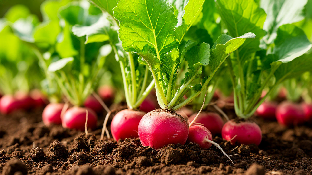 Главная картинка новости: 5 ложек на ведро — редис попрет словно на дрожжах: вырастет большим и сочным — мощная подкормка в июне