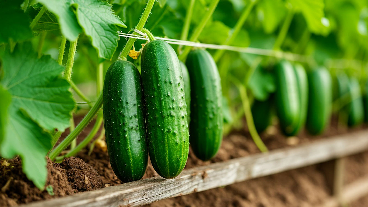 Главная картинка новости: Теперь всегда делаю такие подвязки для огурцов: идею подсмотрела у опытного фермера