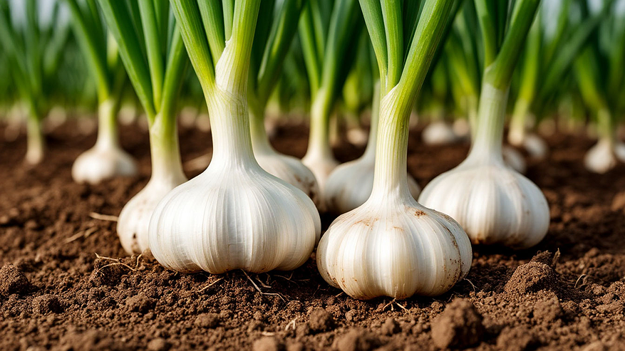 Главная картинка новости: Чеснок в мае умоляет о помощи: три простых подкормки для богатого и здорового урожая