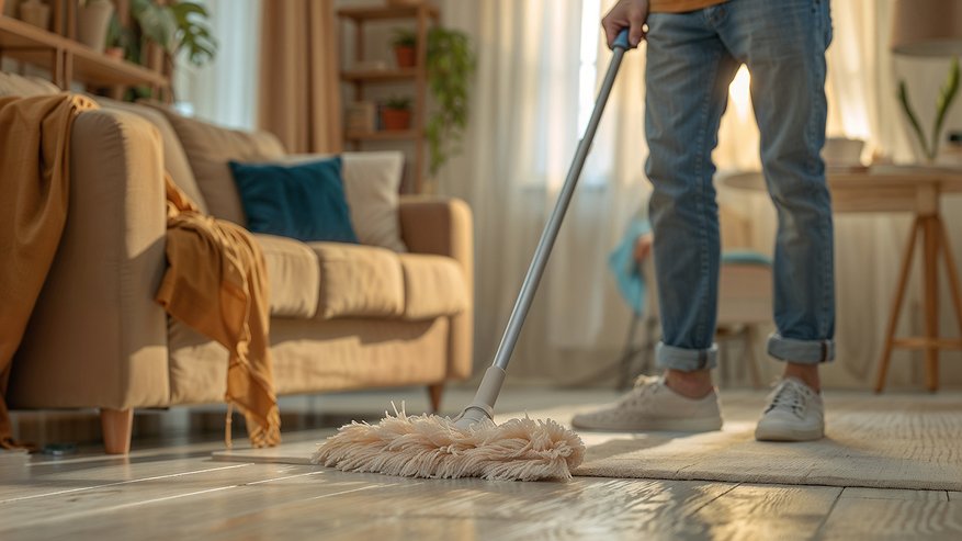 Главная картинка новости: Начала мыть полы солёной водой — перемены в доме ощутила сразу вся семья: вот зачем нужно добавить соль в ведро